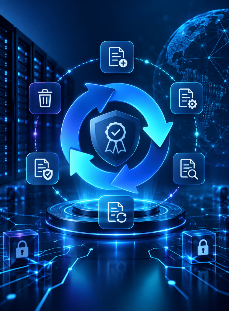 “Certificate lifecycle management for secure digital certificates and enterprise data”