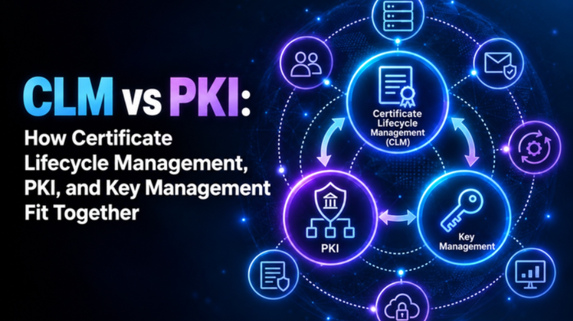 CLM vs PKI: How Certificate Lifecycle Management, PKI, and Key Management Fit Together